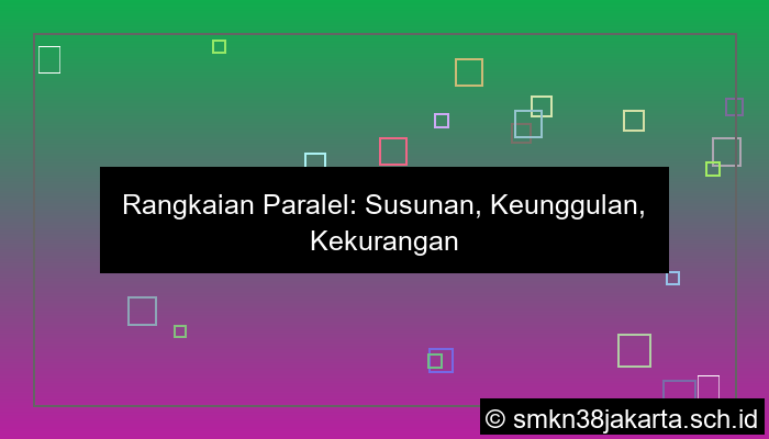 visual rangkaian paralel disusun secara