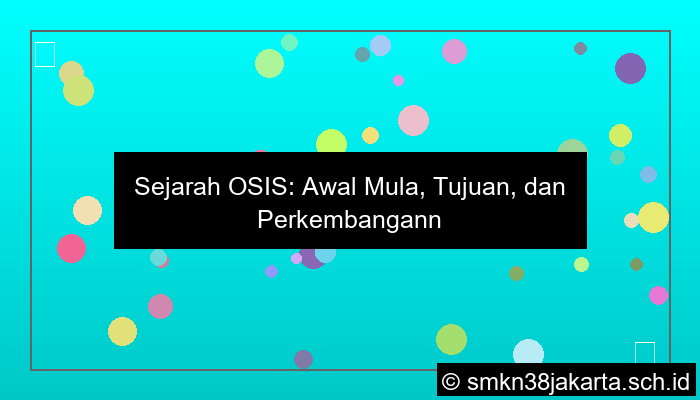 sejarah berdirinya osis