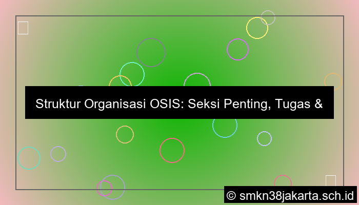 seksi seksi struktur organisasi osis