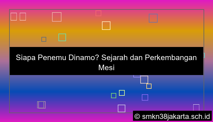 siapa yang menemukan dinamo