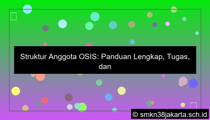 struktur anggota osis