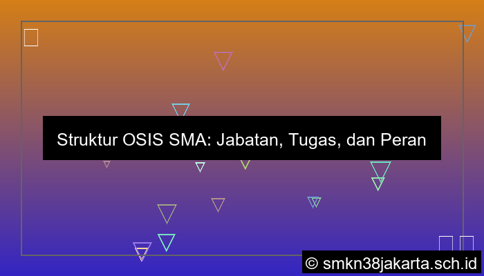 desain struktur osis sma dan tugasnya