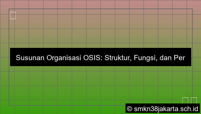 grafik susunan organisasi osis