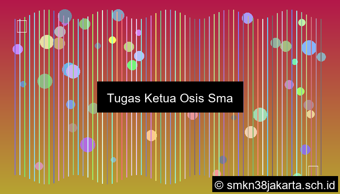 grafik tugas ketua osis sma