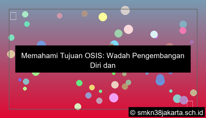 visual tujuan dibentuknya osis
