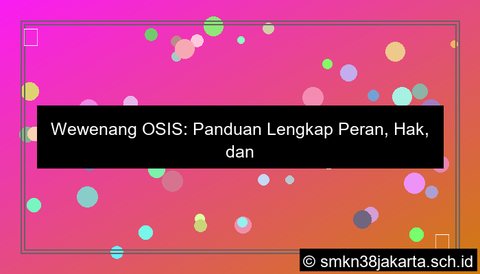 desain wewenang osis