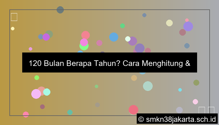 desain 120 bulan berapa tahun