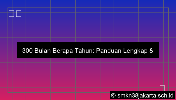 gambar 300 bulan berapa tahun