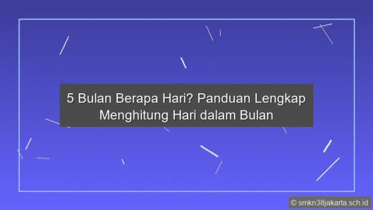 5Bulan Berapa Hari