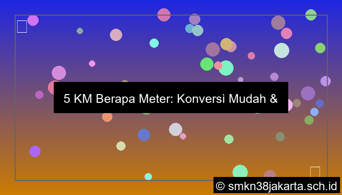 grafik 5 km berapa meter