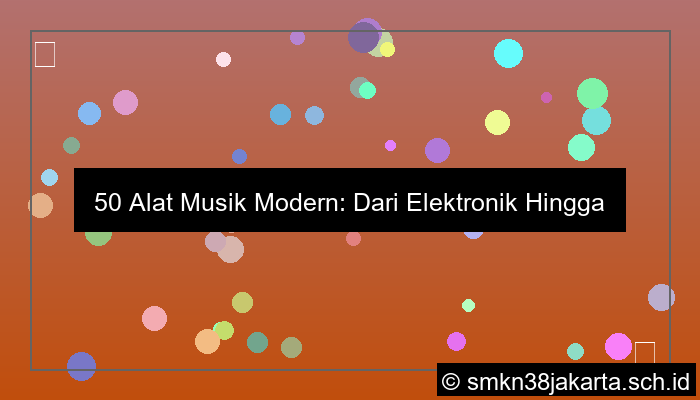 gambar 50 alat musik modern
