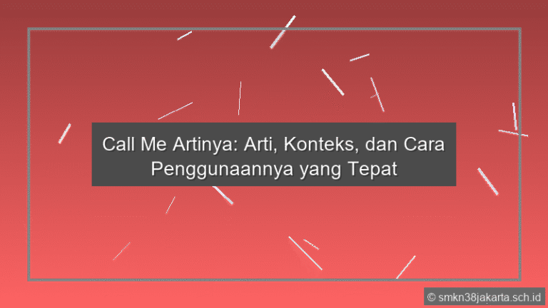 Call Me Artinya
