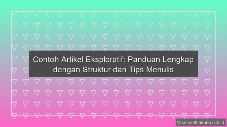 Contoh Artikel Eksploratif