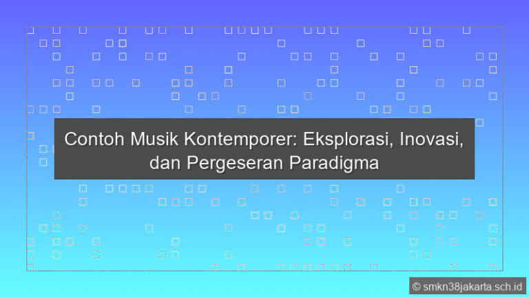 Contoh Musik Kontemporer