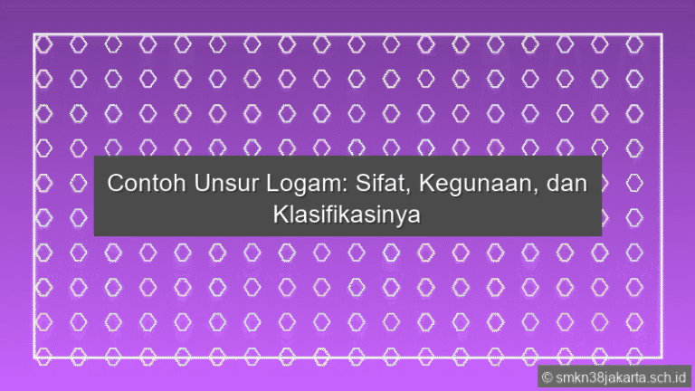 Contoh Unsur Logam