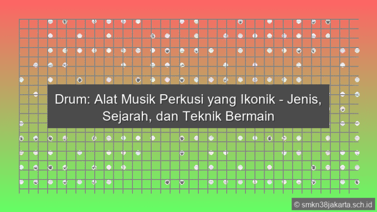 Drum Termasuk Alat Musik