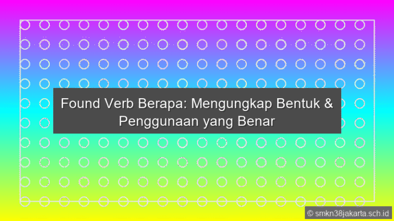 Found Verb Berapa