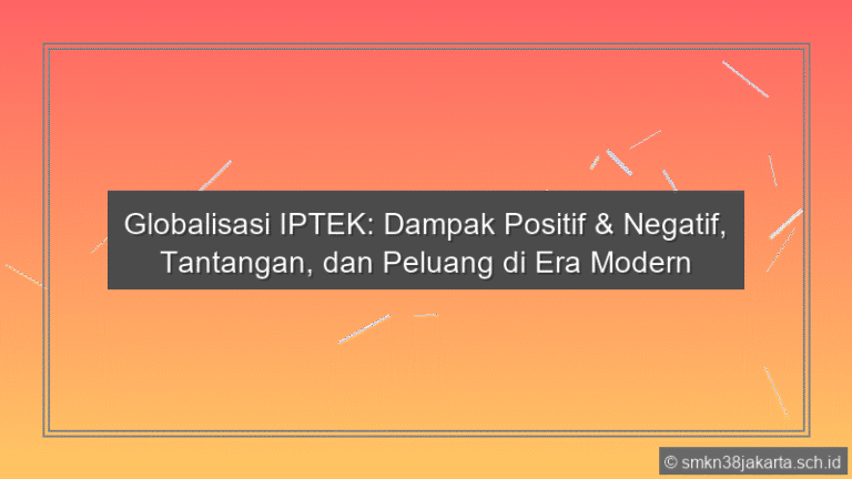 Globalisasi Bidang Iptek