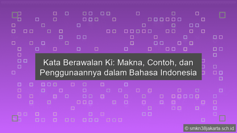 Kata Berawalan Ki