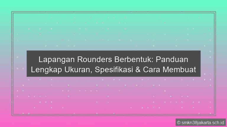 Lapangan Rounders Berbentuk