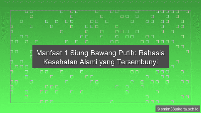 1 Siung Bawang Putih
