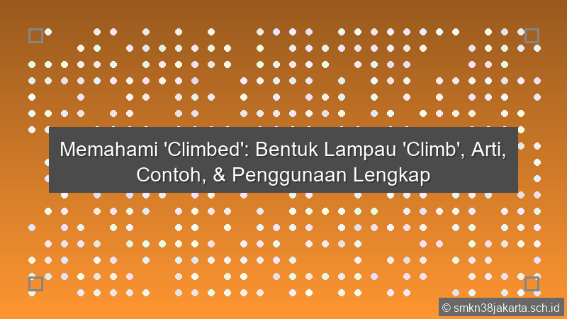 Verb 2 Climb