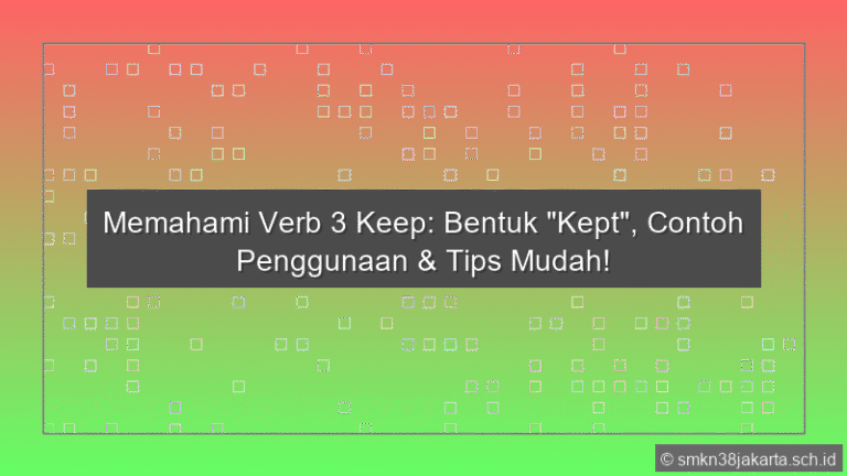 Verb 3 Keep