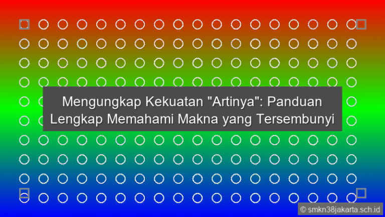 The Power Of Artinya