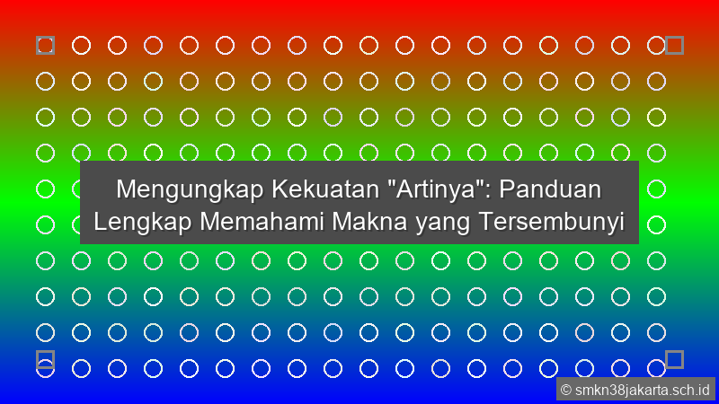 The Power Of Artinya