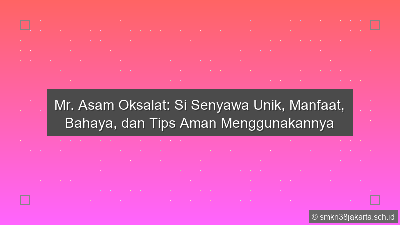 Mr Asam Oksalat