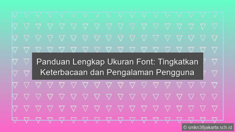 Font Size Digunakan Untuk