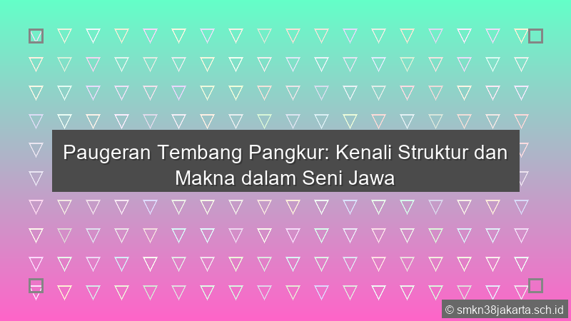 Paugeran Tembang Pangkur