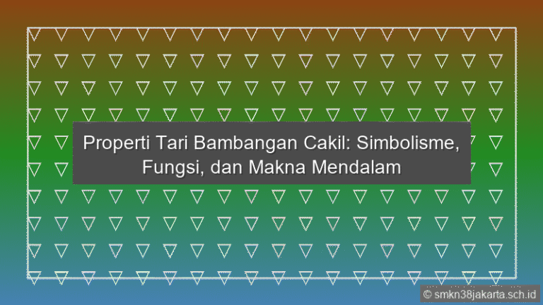 Properti Tari Bambangan Cakil