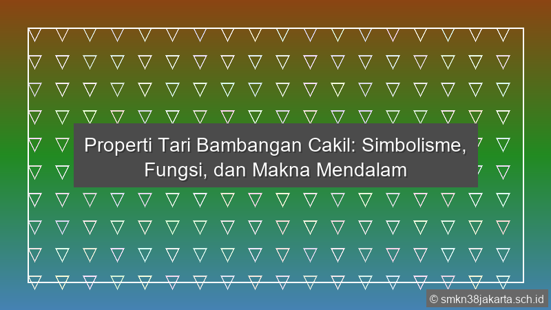 Properti Tari Bambangan Cakil