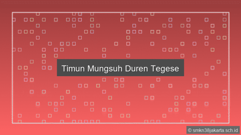 Timun Mungsuh Duren Tegese