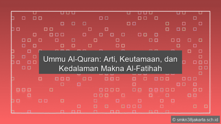 Ummul Quran Artinya