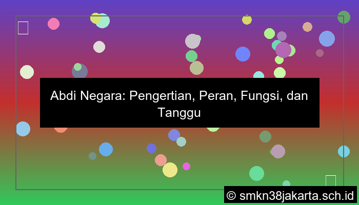 ilustrasi abdi negara adalah