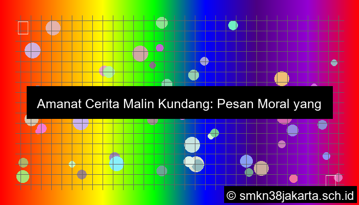 gambar amanat cerita malin kundang