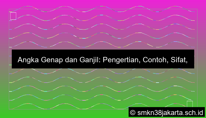 angka genap dan ganjil
