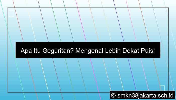 apa kang diarani geguritan