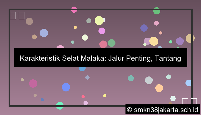 gambar bagaimana karakteristik selat malaka