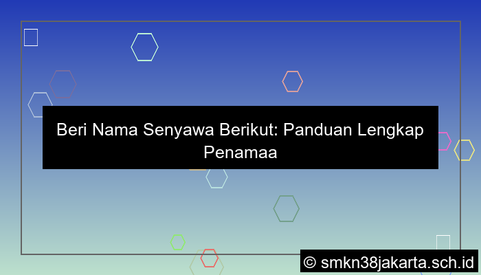 grafik berilah nama senyawa berikut