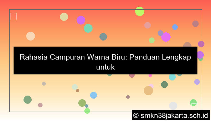 campuran warna biru