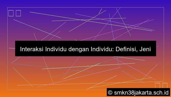 contoh individu dengan individu