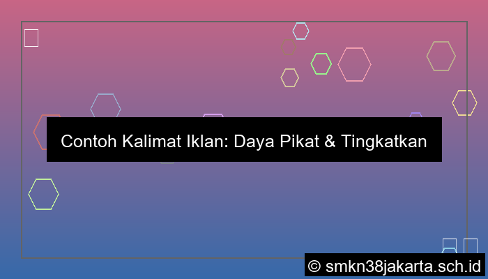 contoh kalimat iklan