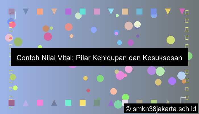 contoh nilai vital