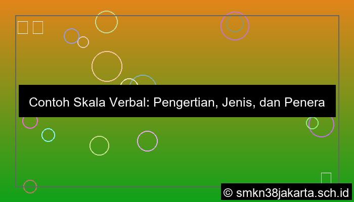 gambar contoh skala verbal