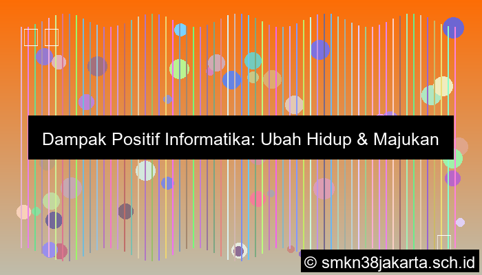 grafik dampak positif informatika