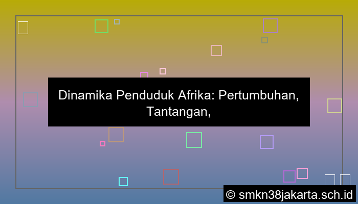 visual dinamika penduduk afrika