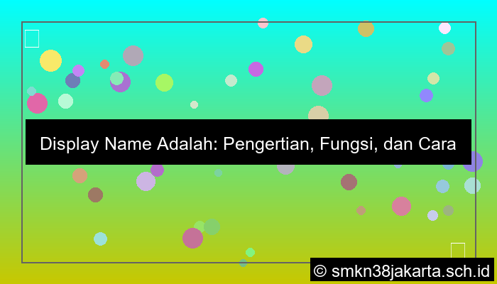 display name adalah